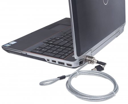 Linka zabezpieczająca do laptopa na kluczyk Manhattan - obrazek 4