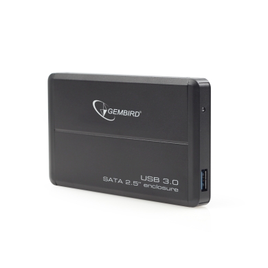Obudowa do HDD/SSD 2.5" USB 3.0 Gembird Aluminiowa - Czarna - obrazek 2