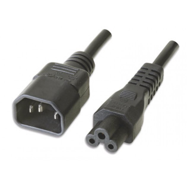 Kabel C5 żeński na C14 męski 1,8 m
