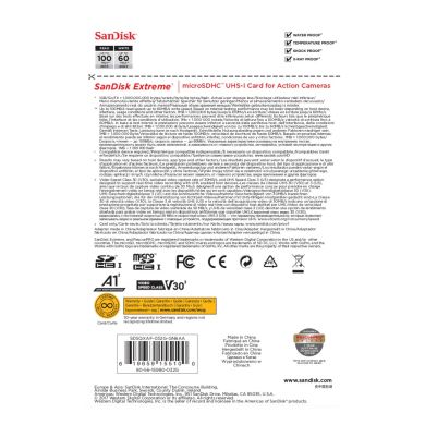 - karta pamieci MicroSD 32GB SDHC SanDisk Extreme + Adapter SD! 100MB/60MB - obrazek 5