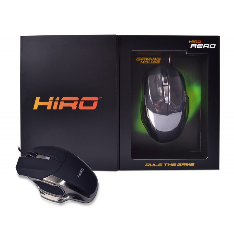 Mysz HIRO AERO V2 - 600-3200DPI, podświetlana, 6 przycisków - obrazek 3