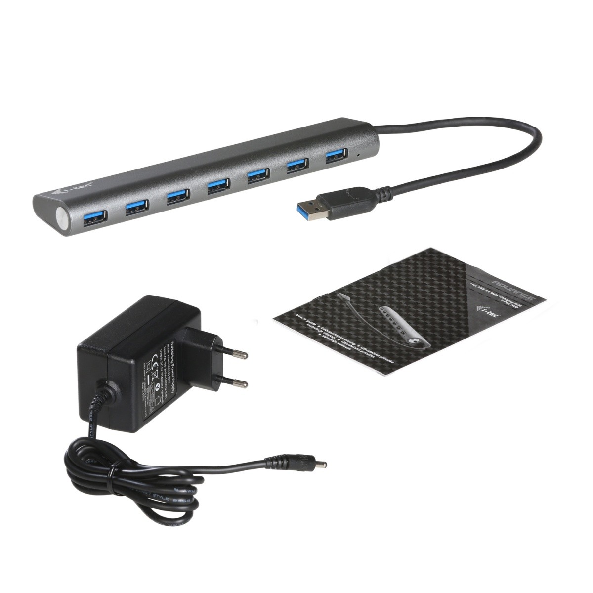 HUB USB 3.0 7 portowy i-tec - obrazek 2