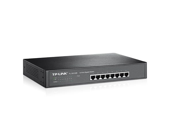 Switch TP-Link TL-SG1008 8x10/100/1000 MB/s Rack - obrazek 2