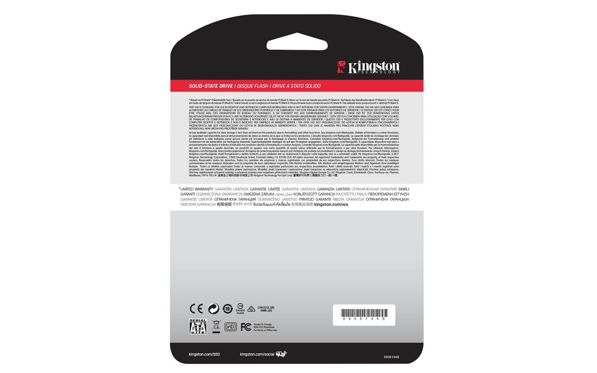 SSD 2.5" 960GB Kingston A400 - obrazek 2