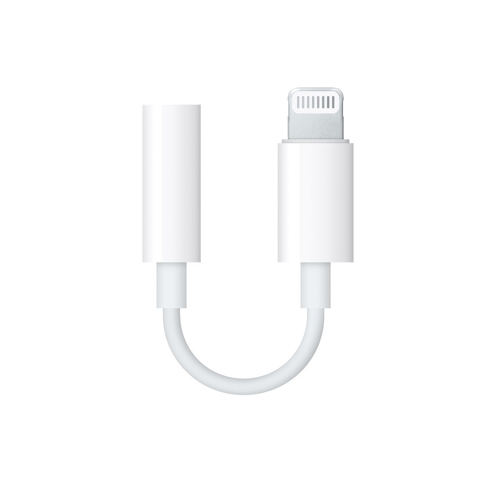Apple Przejściówka ze złącza Lightning na gniazdo słuchawkowe 3,5 mm