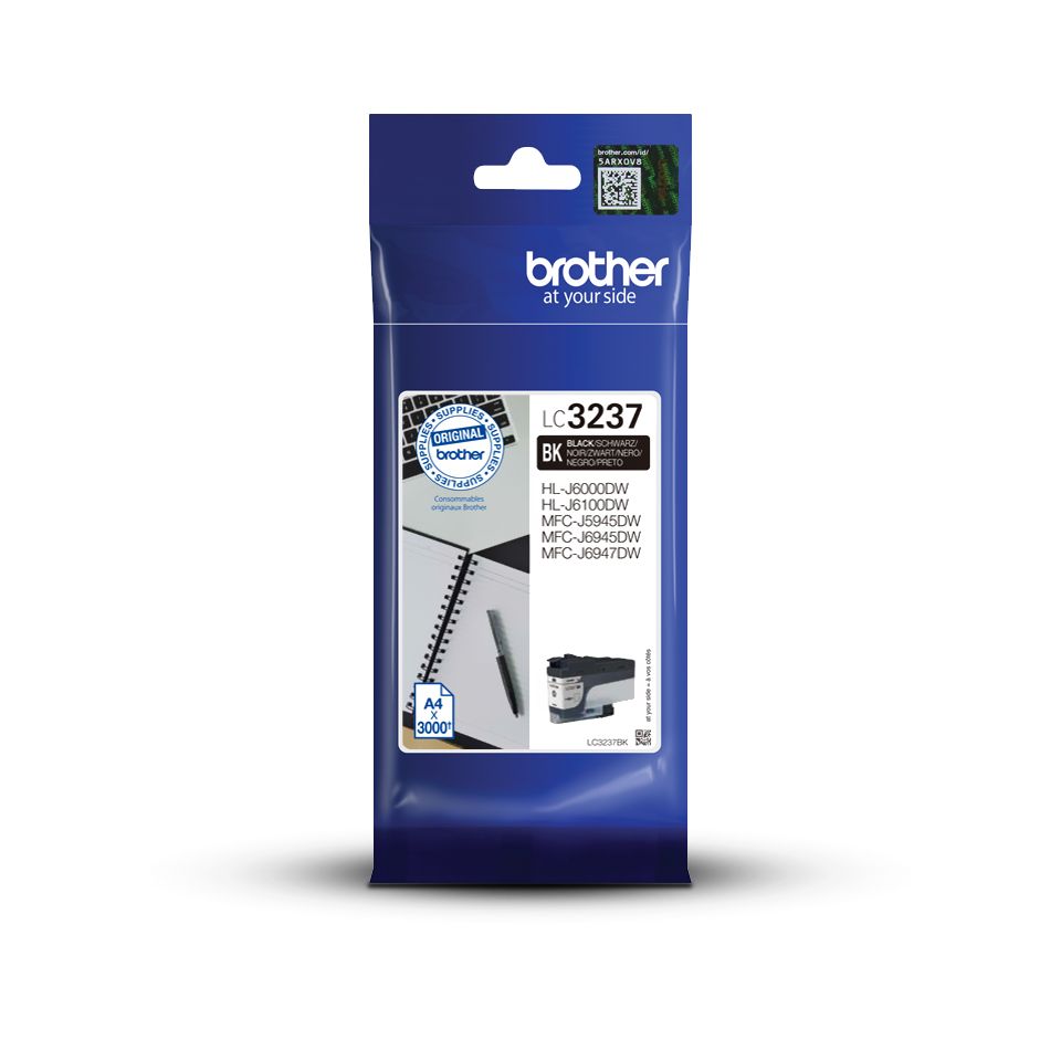 Tusz Brother LC3237BK Black 3000 str. - obrazek 3
