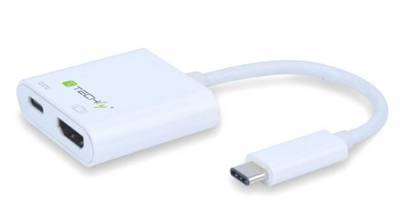 Adapter USB Type-C męski na HDMI żeński Techly