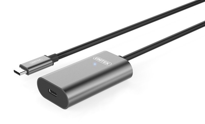 Kabel USB Type-C przedłużacz 5.0 m aktywny Unitek
