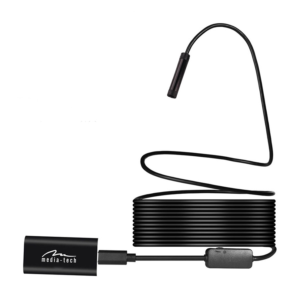 Endoskop WiFi Media-Tech rozdzielczość HD długość 5m + diody LED