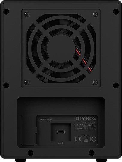 Obudowa do HDD/SSD 4 x 2.5/3.5" USB 3.1 Type-C IcyBox - obrazek 3