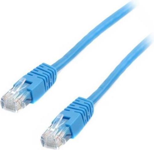Kabel RJ45/RJ45 0.5 m Patchcord Kategoria 6 Niebieski UTP