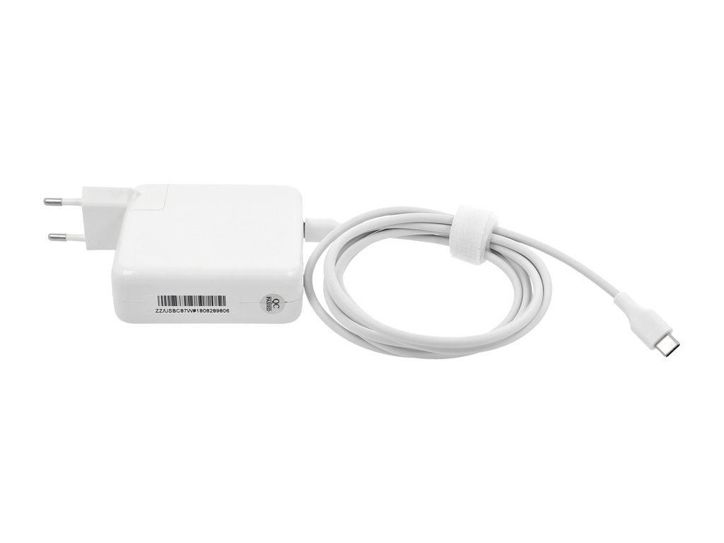 Zasilacz sieciowy do laptopa USB Type-C 87W Biały