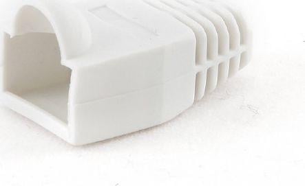 Wtyk RJ45 osłonka 100 szt. Biała Gembird
