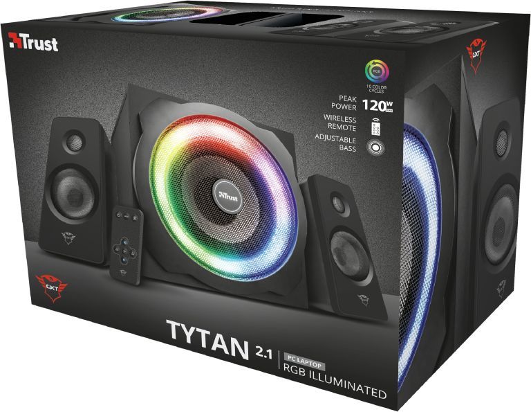 Głośniki Trust GXT 629 Tytan RGB Illuminated 2.1 - obrazek 5