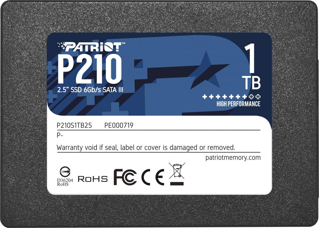 SSD 2.5" 1TB Patriot P210