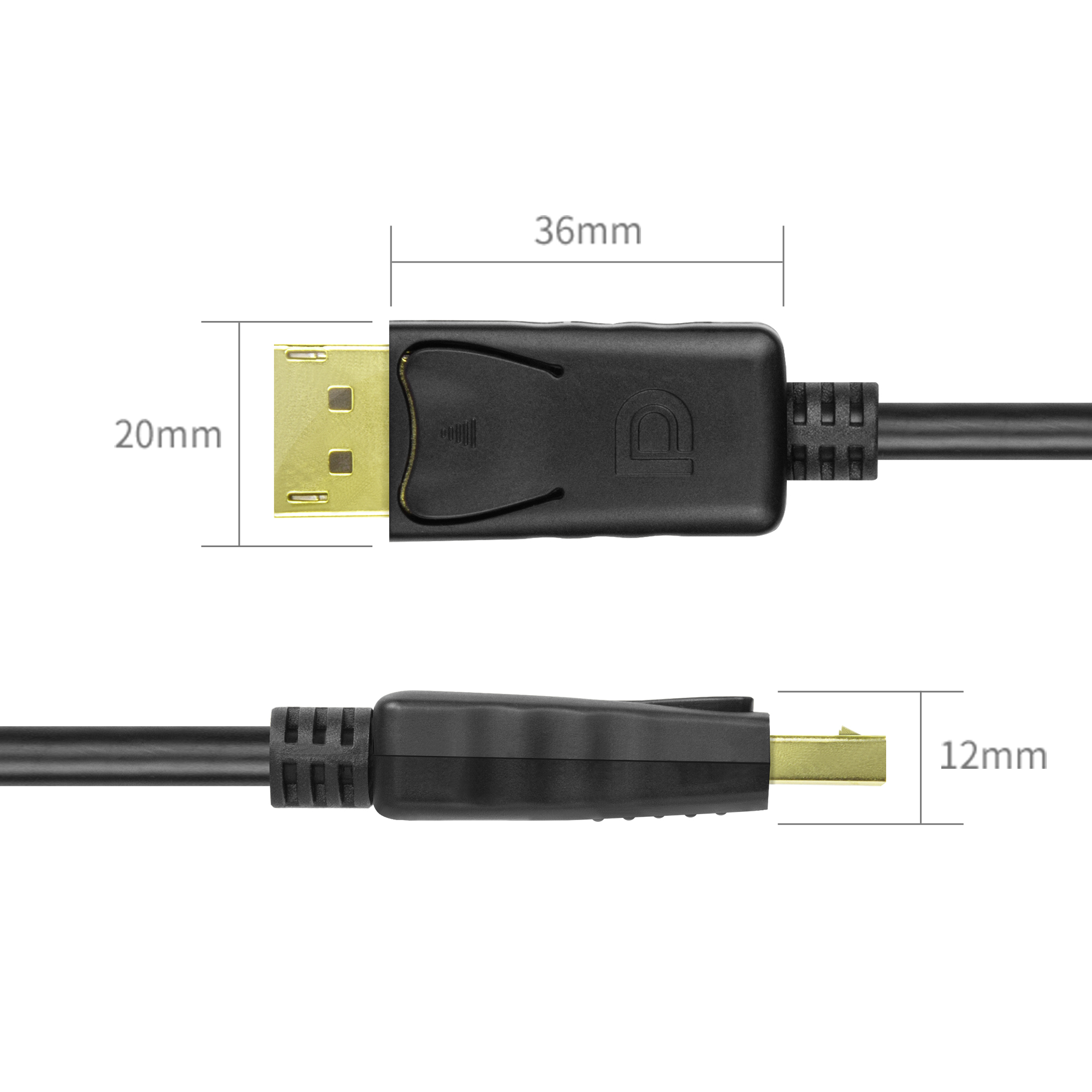 Kabel DisplayPort męski na DisplayPort męski v.1.2 5.0m Unitek - obrazek 2