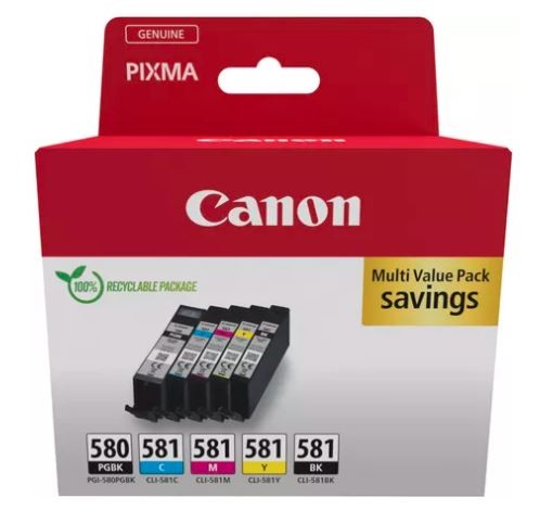 Tusze Canon PGI-580/CLI-581 Multipack CMYK