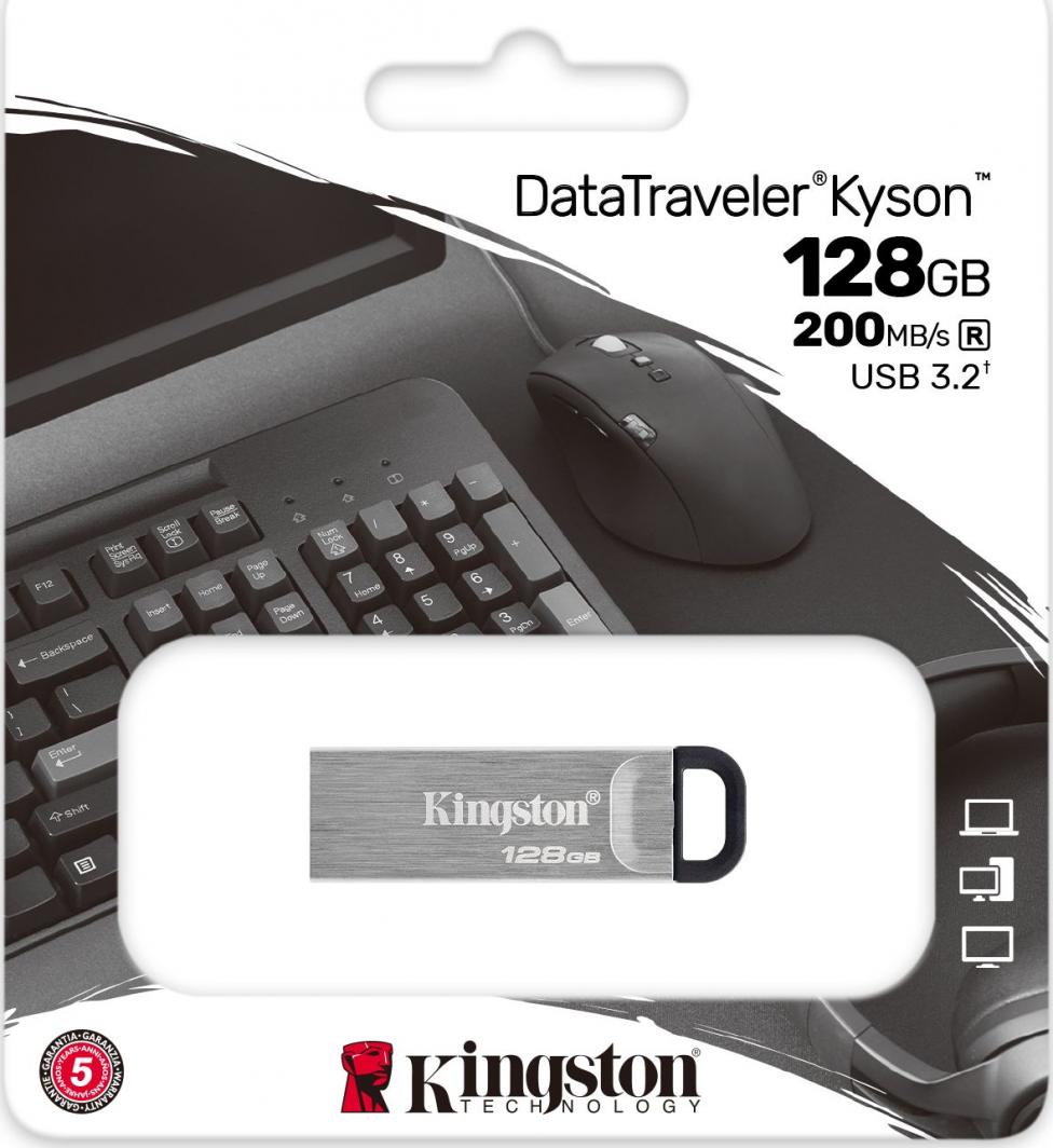 Flashdrive 128GB USB 3.2 Kingston DataTraveler Kyson