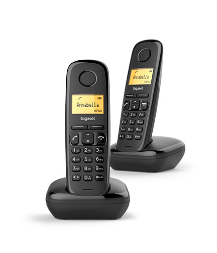 Telefon bezprzewodowy Gigaset A170  Czarny