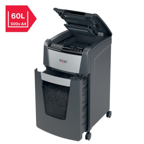 Niszczarka Rexel Optimum AutoFeed+ 300X P-4 300 kartek 60l - obrazek 3
