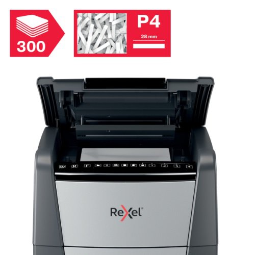 Niszczarka Rexel Optimum AutoFeed+ 300X P-4 300 kartek 60l - obrazek 2