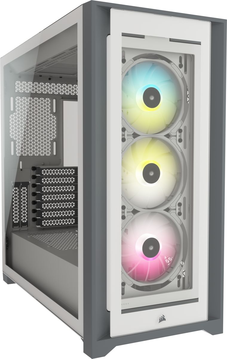 Obudowa Corsair iCUE 5000X RGB TG Biała