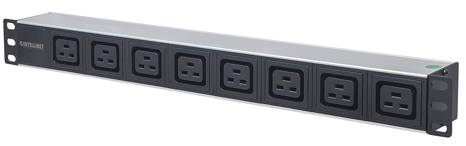 Listwa zasilająca Intellinet rack 19" 1U 250V/16A 8x C19 2.0 m
