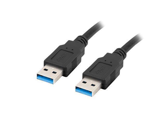 Kabel USB 3.0 męski A na męski A 1.0 m Lanberg