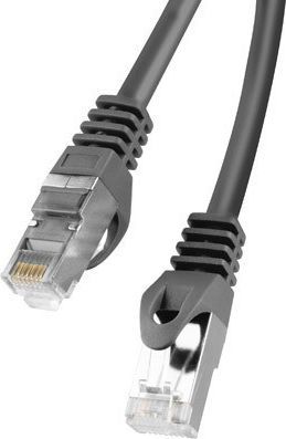 Kabel RJ45/RJ45 0.25 m Patchcord Kategoria 6 Czarny Lanberg