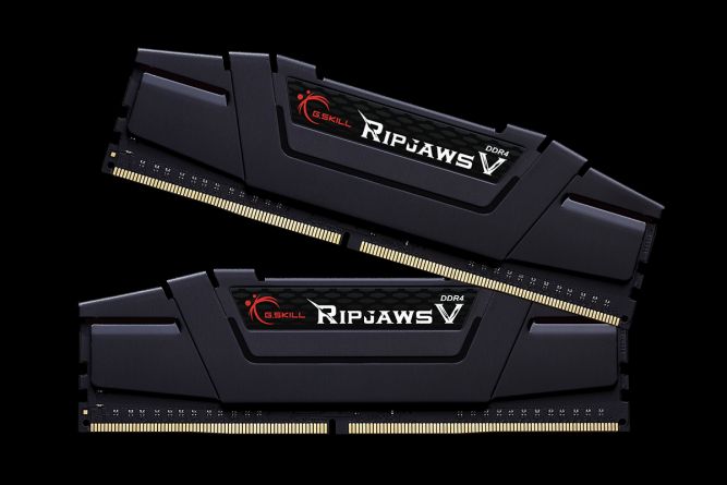 DIMM PC-3200 DDR4 32GB G.SKILL RipjawsV Black **2 x 16GB**
