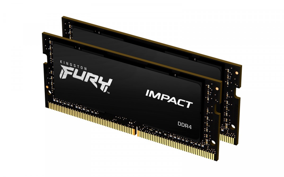 SODIMM PC-3200 DDR4 64GB CL20 KF432S20IBK2/32 Kingston Fury Impact **2 x 32GB**