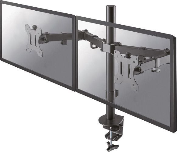 Uchwyt do mocowania LCD 10 - 32" - 16 kg - 2 monitory - Biurkowy Neomounts by NewStar Czarny - obrazek 2