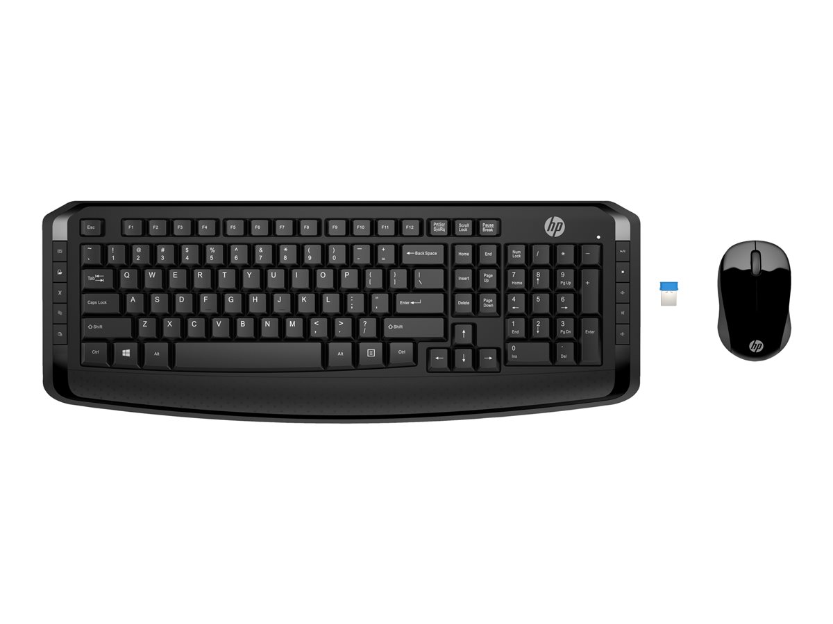 Zestaw bezprzewodowy klawiatura + mysz HP 300
