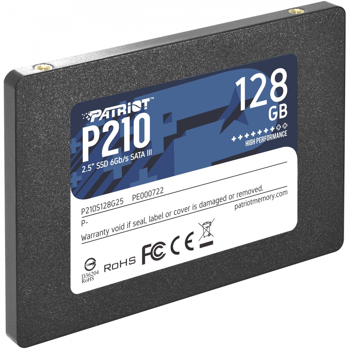 SSD 2.5" 128GB Patriot P210