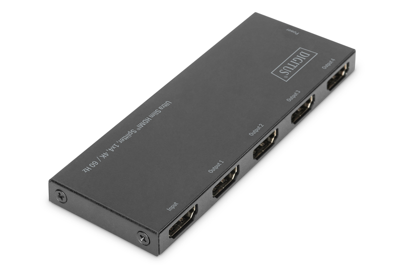 Splitter HDMI 1 Nadajnik -> 4 Odbiorniki 4K  Digitus