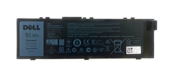 Bateria do laptopa Dell 91WHR, 6 Cell, Lithium Ion