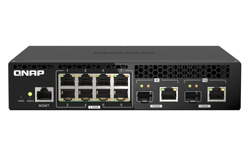 Switch QNAP QSW-M2108R-2C 10GbE i 2,5GbE