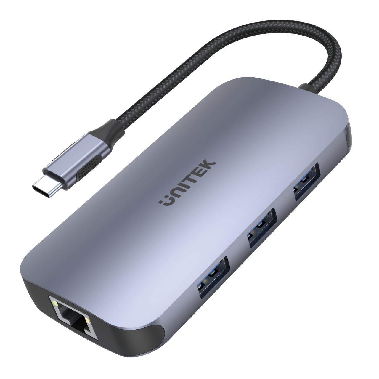 Stacja dokująca do laptopa USB Type-C 4K 1x HDMI 1x Ethernet 3x USB 3.1 2x SD 1x USB-C PD 100W Unitek