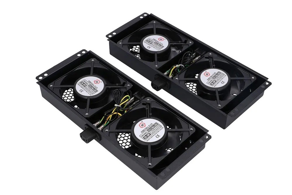 Panel wentylacyjny do szafy rack 4x230V Extralink - obrazek 2