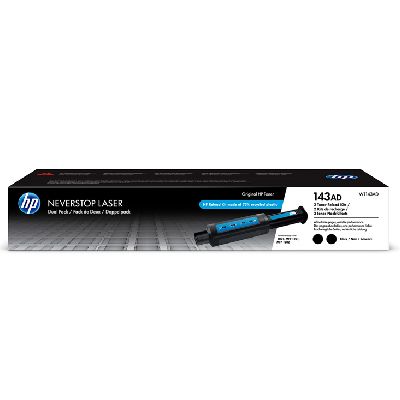 Tonery HP 143AD W1143AD Black 2x2500 str.