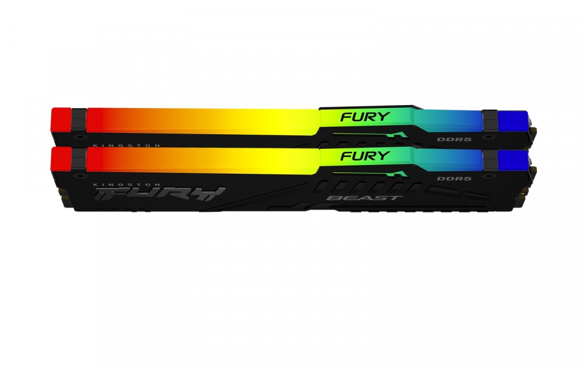 DIMM PC-6400 DDR5 64GB Kingston KF564C32BBEAK2-64 Fury Beast RGB EXPO **2 x 32GB** - obrazek 2