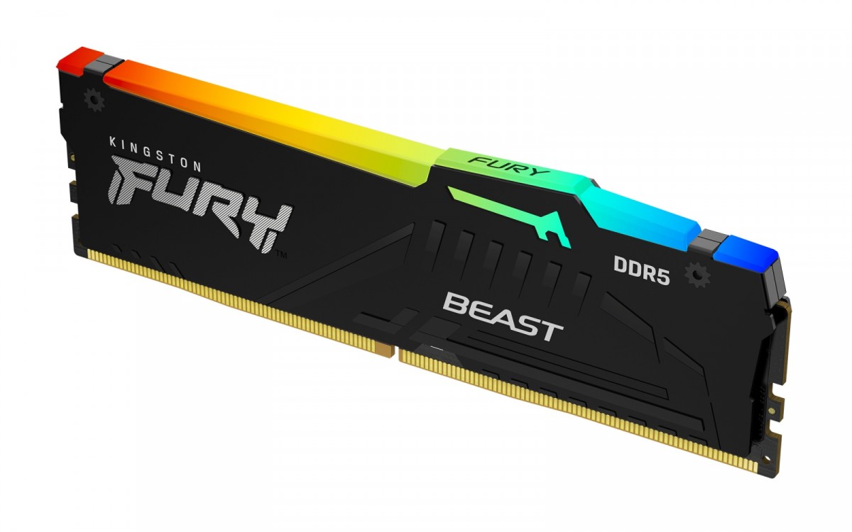 DIMM PC-6400 DDR5 64GB Kingston KF564C32BBEAK2-64 Fury Beast RGB EXPO **2 x 32GB** - obrazek 3