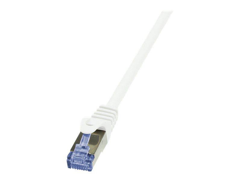 Kabel RJ45/RJ45 10 m Patchcord Kategoria 6a Szary LogiLink S/FTP