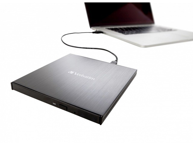 DVD R/RW USB Type-C USB-A Verbatim Slimline - obrazek 3