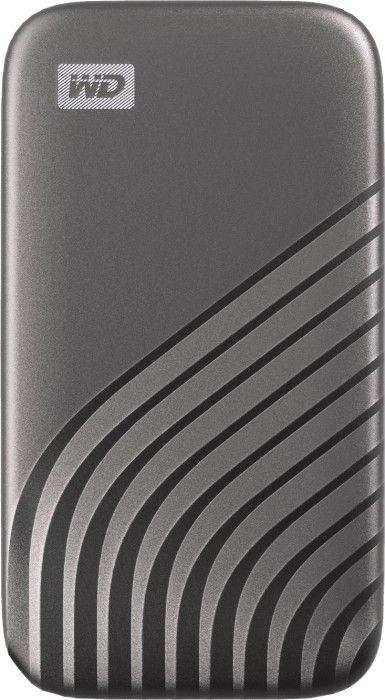 SSD USB 3.2 Type-C USB A 2TB WD My Passport Szary