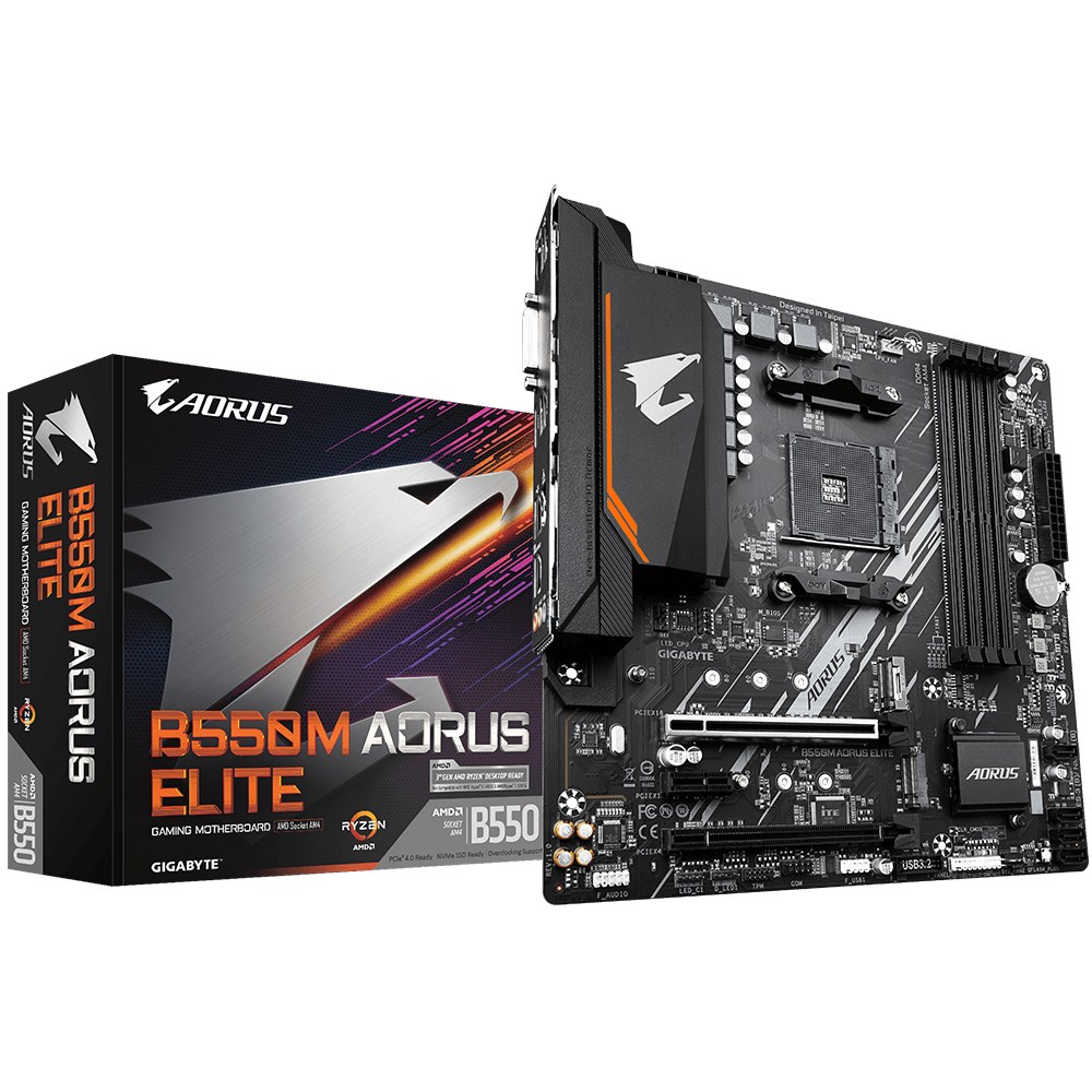 Płyta Socket AM4 Gigabyte B550M AORUS ELITE