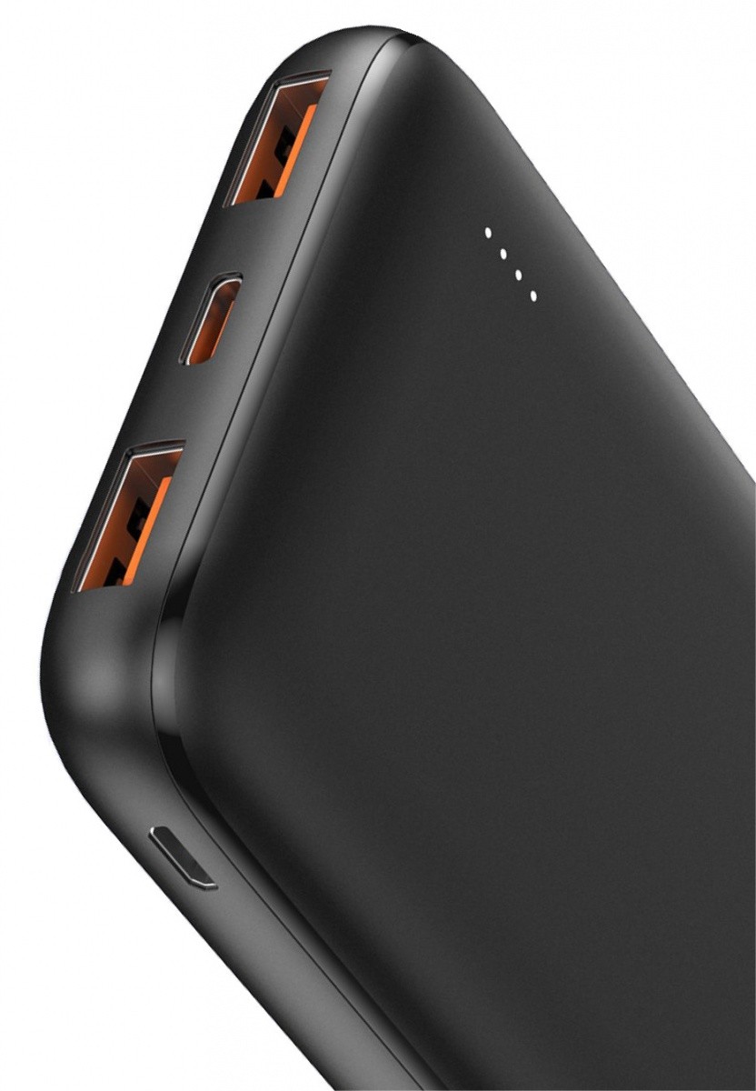 PowerBank Aukey 10000mAh 4xUSB PD, QC 3.0 18W Czarny - obrazek 2