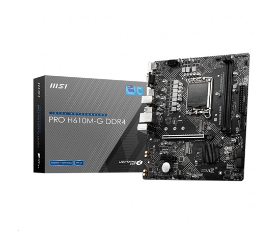 Płyta Socket LGA1700 MSI PRO H610M-G DDR4