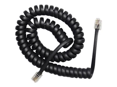 Kabel RJ11/RJ11 Telefoniczny 2.0 m Spiralny Gembird Biały
