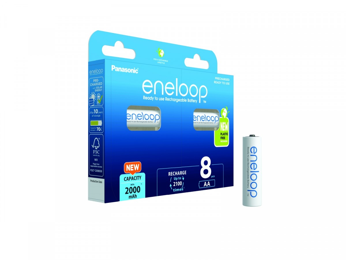 Akumulatorki AA/2000 mAh NIMH 8 szt. Panasonic Eneloop